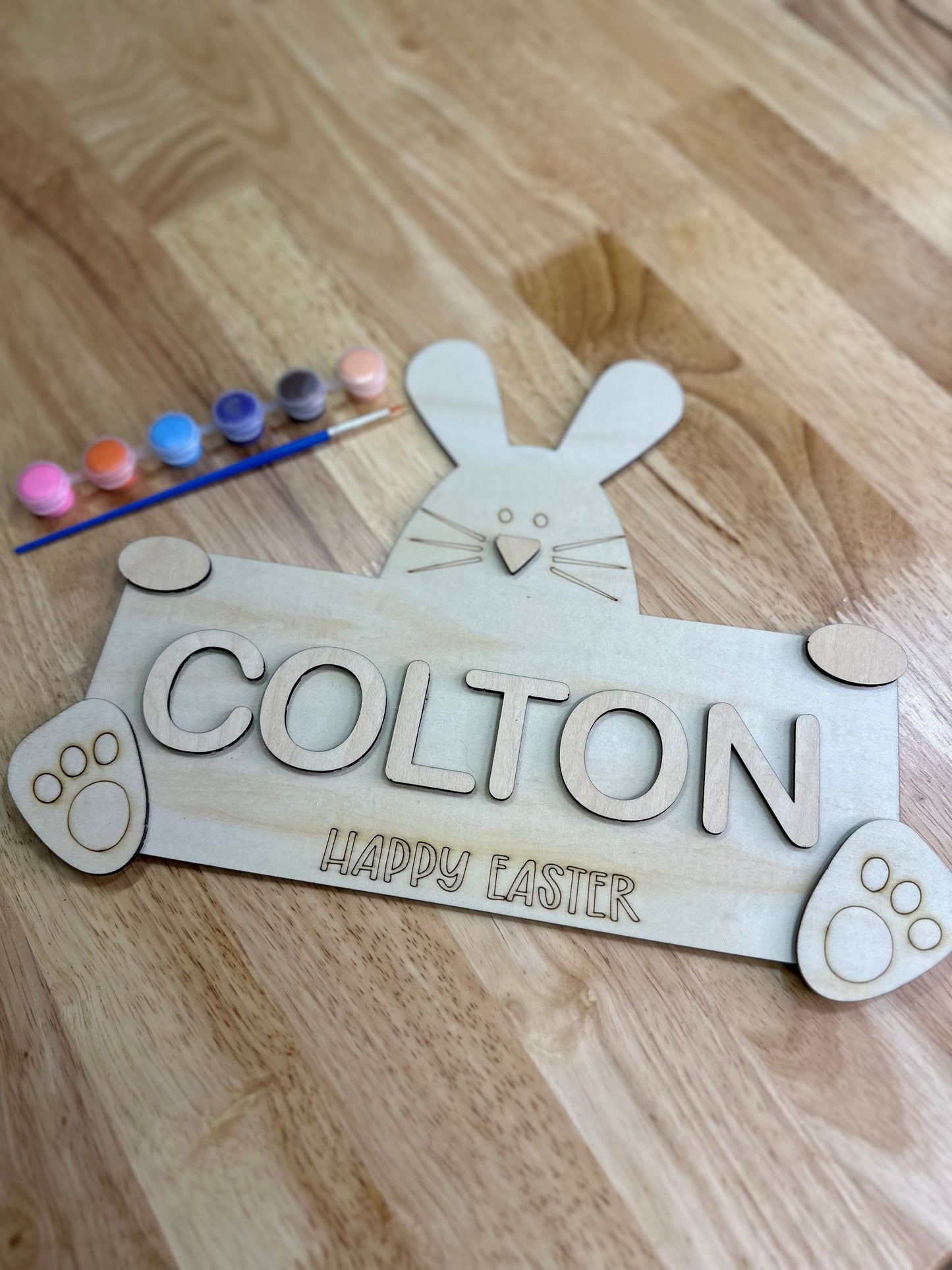 Customizable Easter Bunny Paint Kit