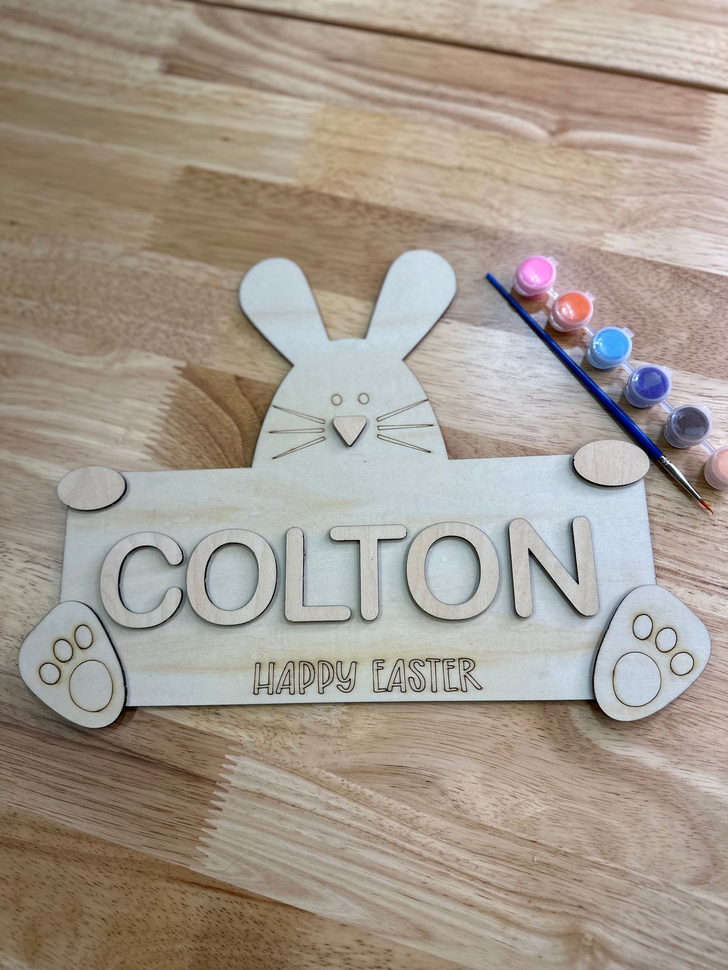 Customizable Easter Bunny Paint Kit