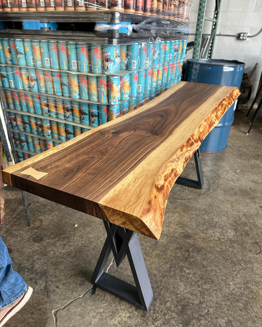 Live Edge Walnut Entry or Sofa Table