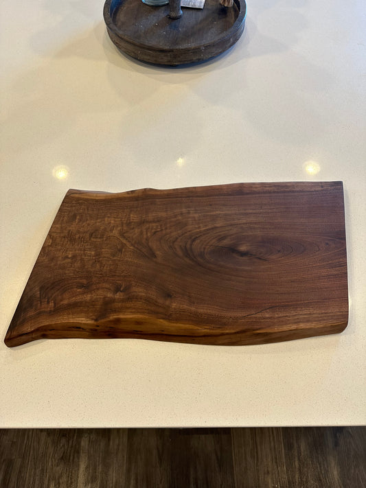 Live Edge Walnut Charcuterie Board