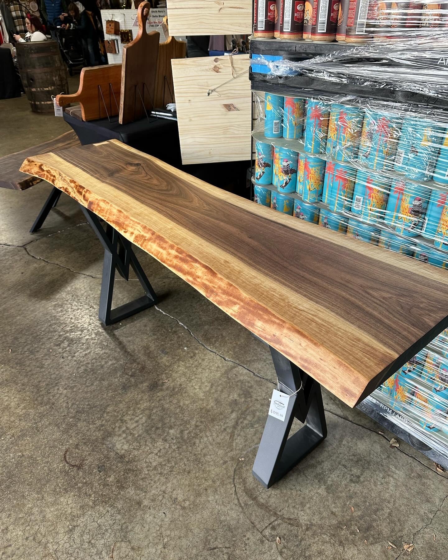 Live Edge Walnut Entry or Sofa Table