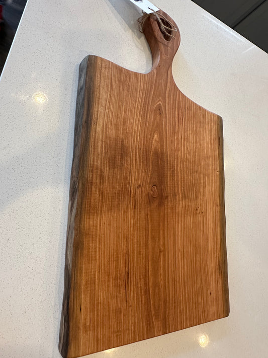 Live Edge Cherry Paddle Charcuterie Board